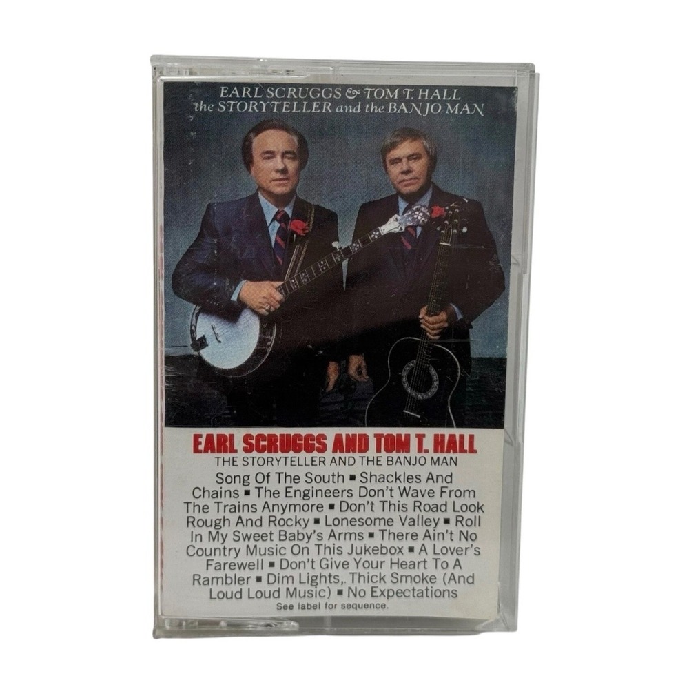Earl Scruggs Tom T. Hall The Storyteller and the Banjo Man Cassette 1982